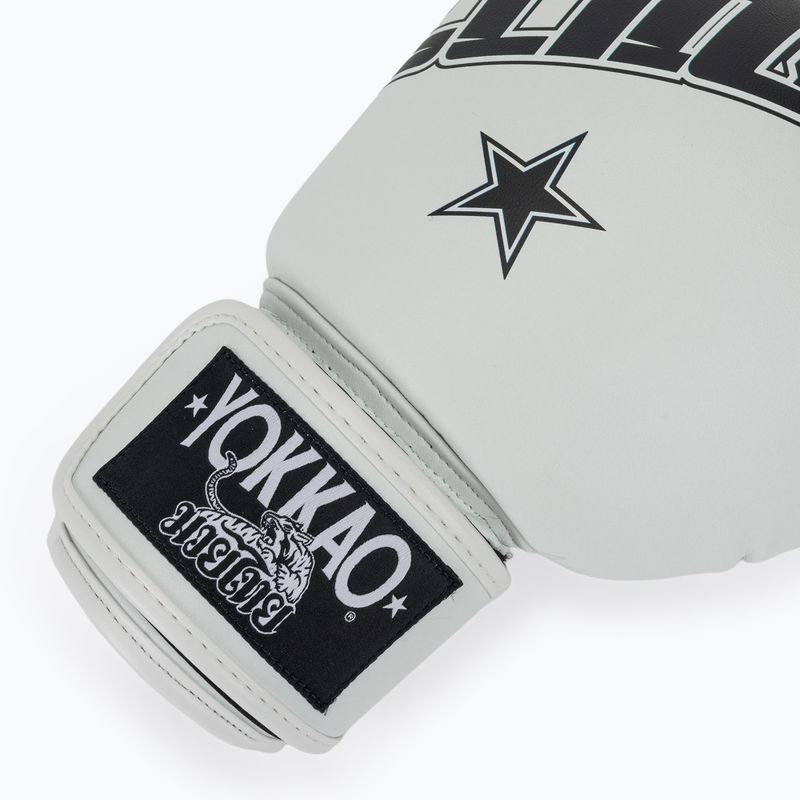 Boxerské rukavice YOKKAO Lettering Boxing white 6