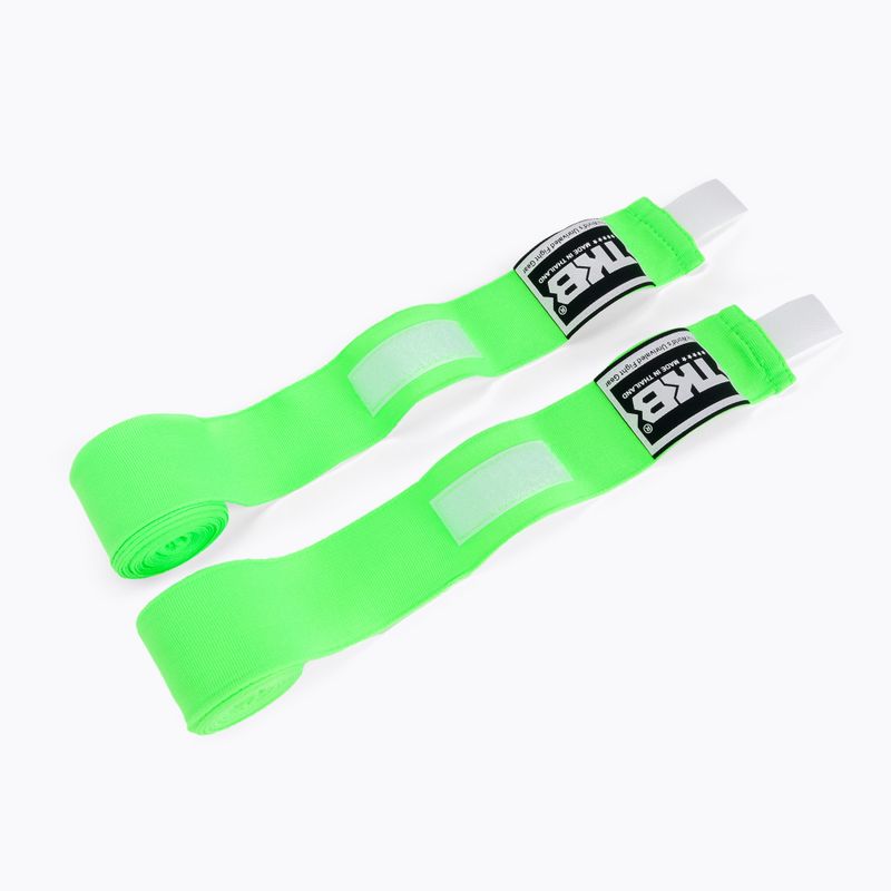 Boxerské bandáže Top King 450 cm green 2