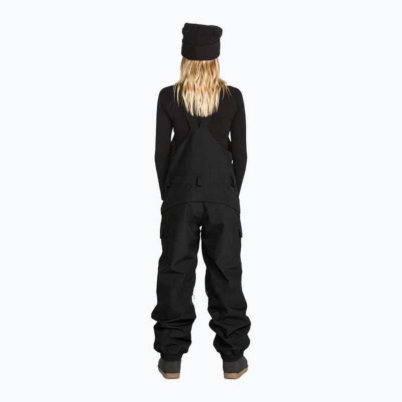 Dámské snowboardové kalhoty Volcom Crestron 3D Stretch Bib Overall black 2