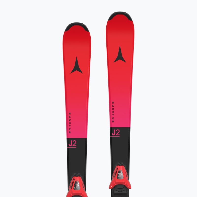 Dětské sjezdové lyže Atomic Redster J2 JTM + vázání C5 GW red tension/black 8