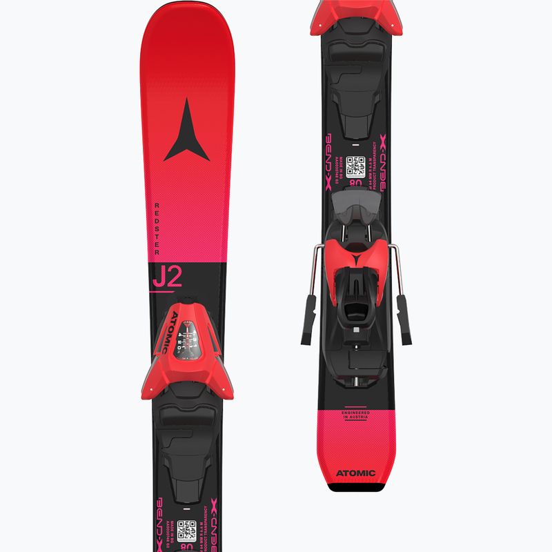Dětské sjezdové lyže Atomic Redster J2 JTXS + vázání C5 GW red tension/black 7