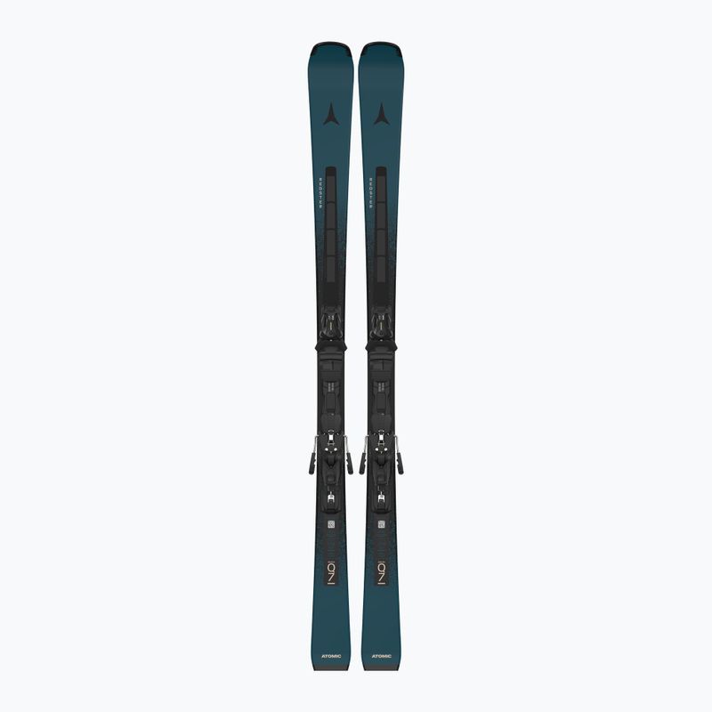 Sjezdové lyže Atomic Redster Q7 Revoshock C + bindings M12 GW dark slate/black