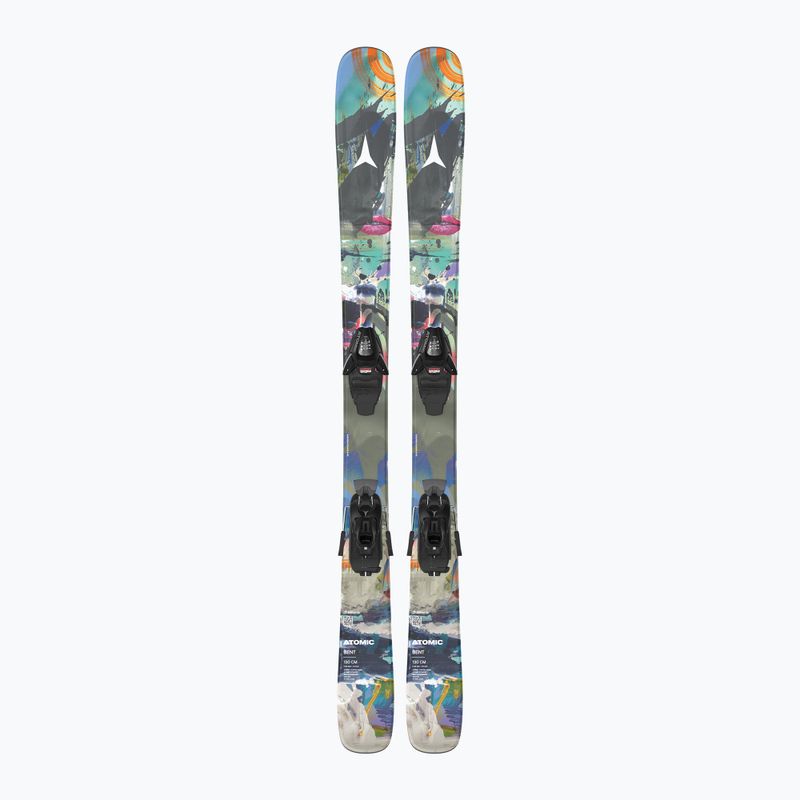 Dětské sjezdové lyže + vázání Atomic Bent Jr 110-130 + C5 GW multicolor
