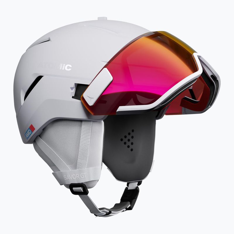 Lyžařská helma Atomic Savor GT Amid Visor Photo white heather/red photo 2