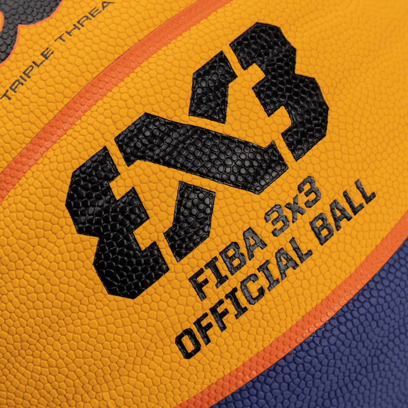 Basketbalový míč Wilson Fiba 3x3 Game blue/yellow velikost 6 3