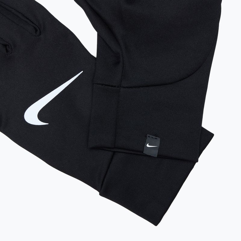 Pánské běžecké rukavice Nike Pacer Lightweight RG black/black/silver 5