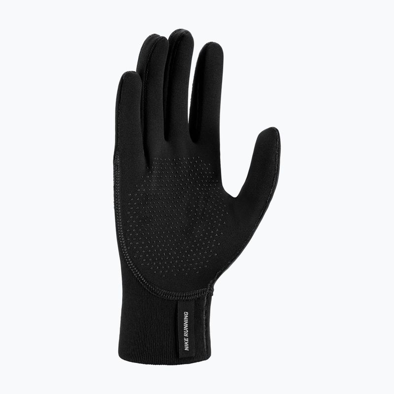 Pánské běžecké rukavice Nike Therma-Fit Pacer Sphere Midweight RG black/black/silver 9