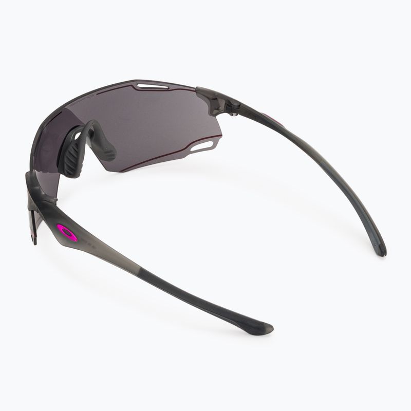 Sluneční brýle Oakley Cybr Dyno matte grey smoke/prizm grey with pink ink 2