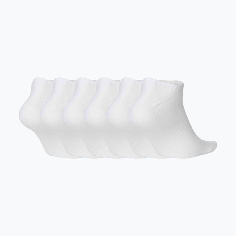Ponožky Nike Everyday Lightweight No Show 6 párů white/black 7