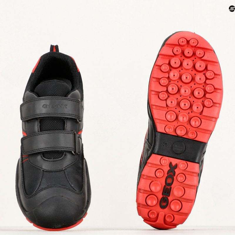 Juniorské boty Geox New Savage black/red 15