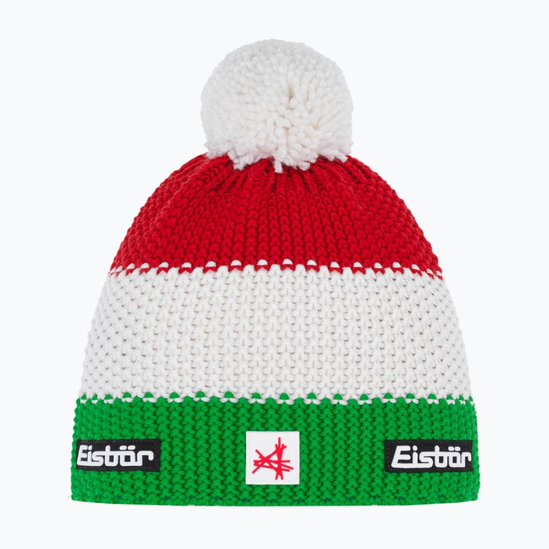Zimní čepice Eisbar Star Pompon SA electric/white/ketchup