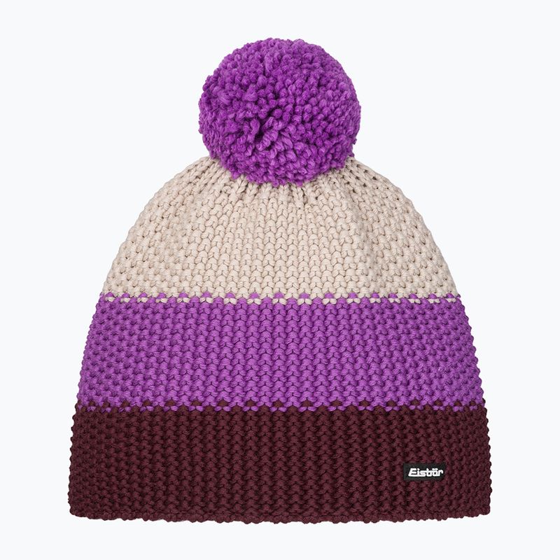 Zimní čepice Eisbar Star Pompon lilac/purple