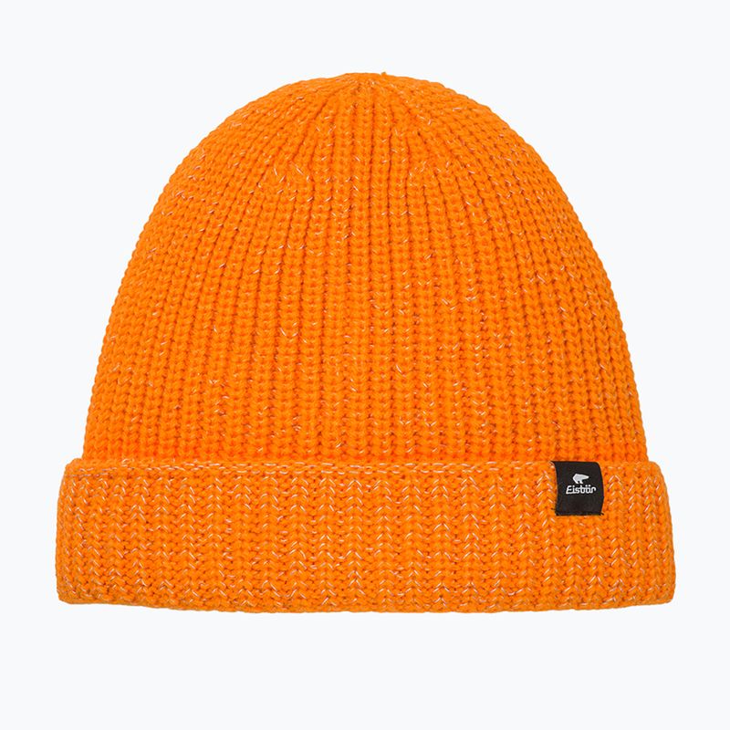 Dětská zimní čepice Eisbar Lenoko Reflective orange