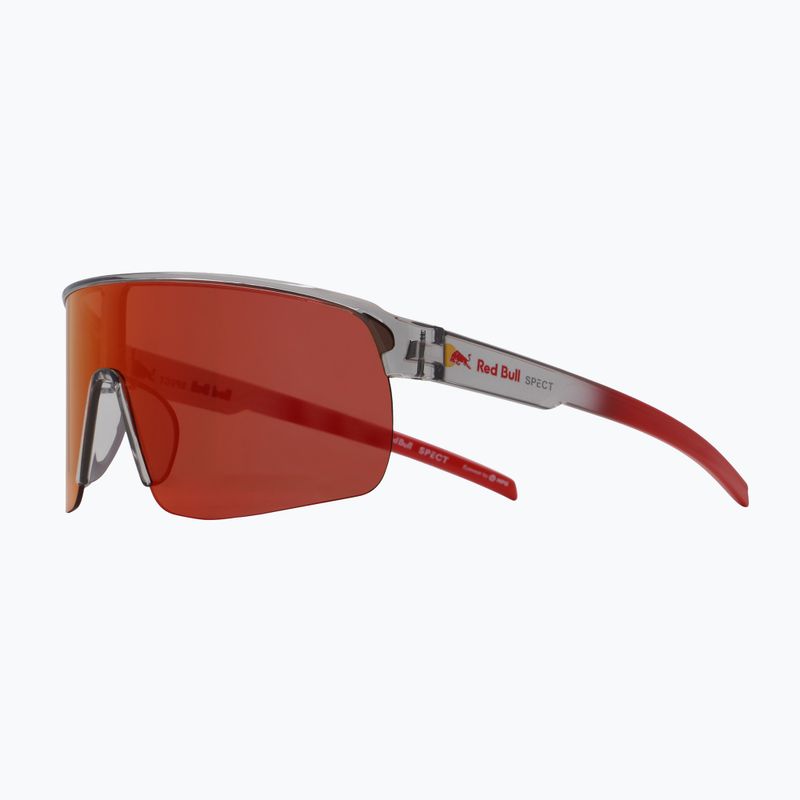 Sluneční brýle Red Bull SPECT Dakota light grey/brown with red-orange mirror 3