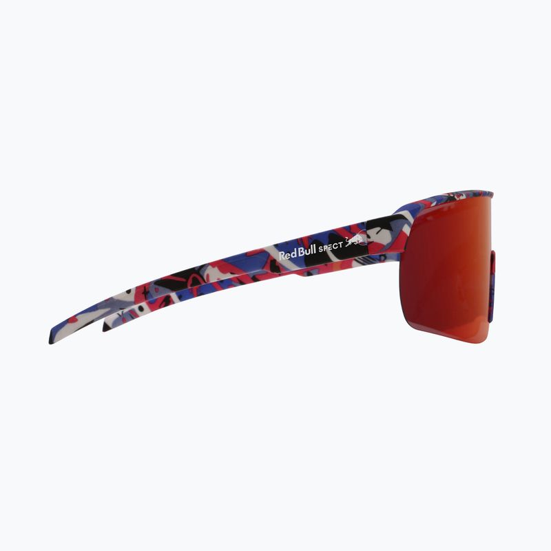 Sluneční brýle Red Bull SPECT Dakota matte blue-burgundy pattern/smoke red-purple mirror 2