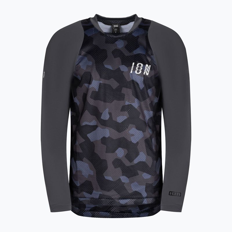 Pánský cyklistický dres ION Scrub šedý 47222-5009