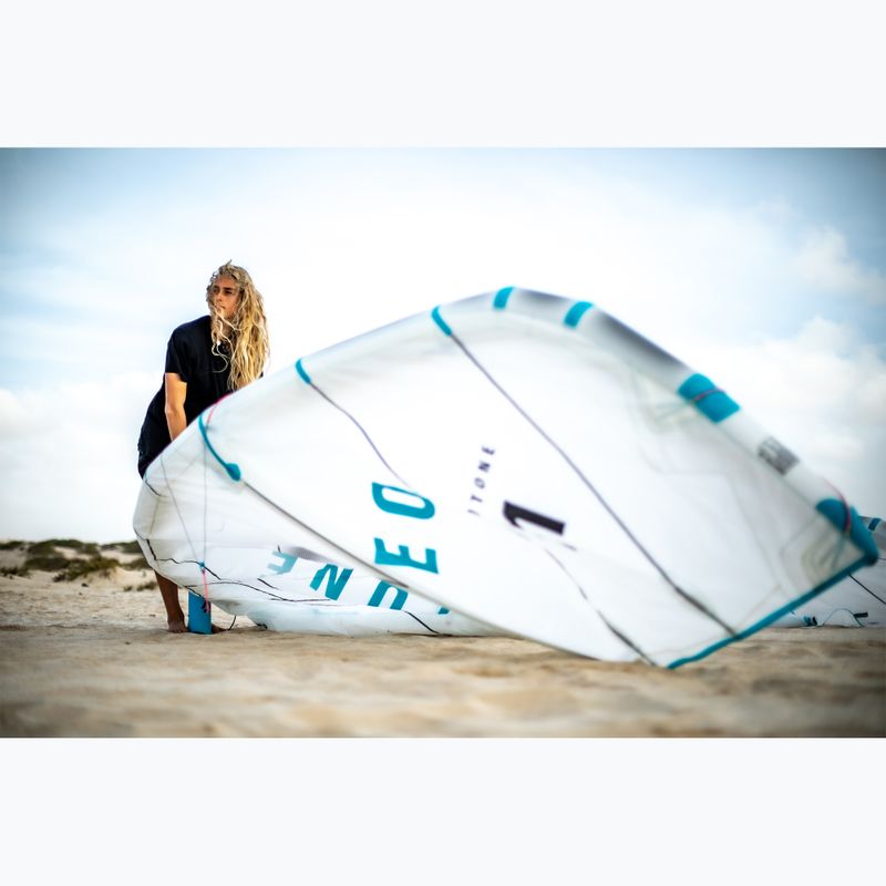 Kitesurfingový drak DUOTONE Neo Concept Blue 2024 undyed white 7