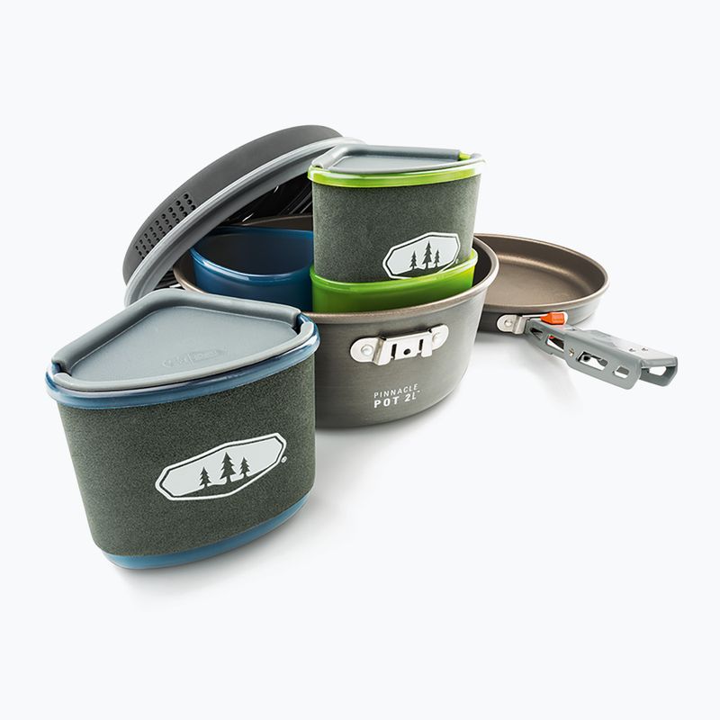 Sada turistického nádobí GSI Outdoors Pinnacle Backpacker anodized