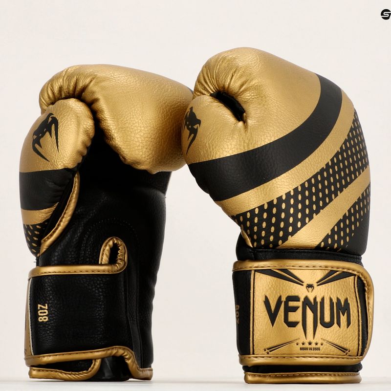 Boxerské rukavice  Venum Lightning Boxing gold/black 8