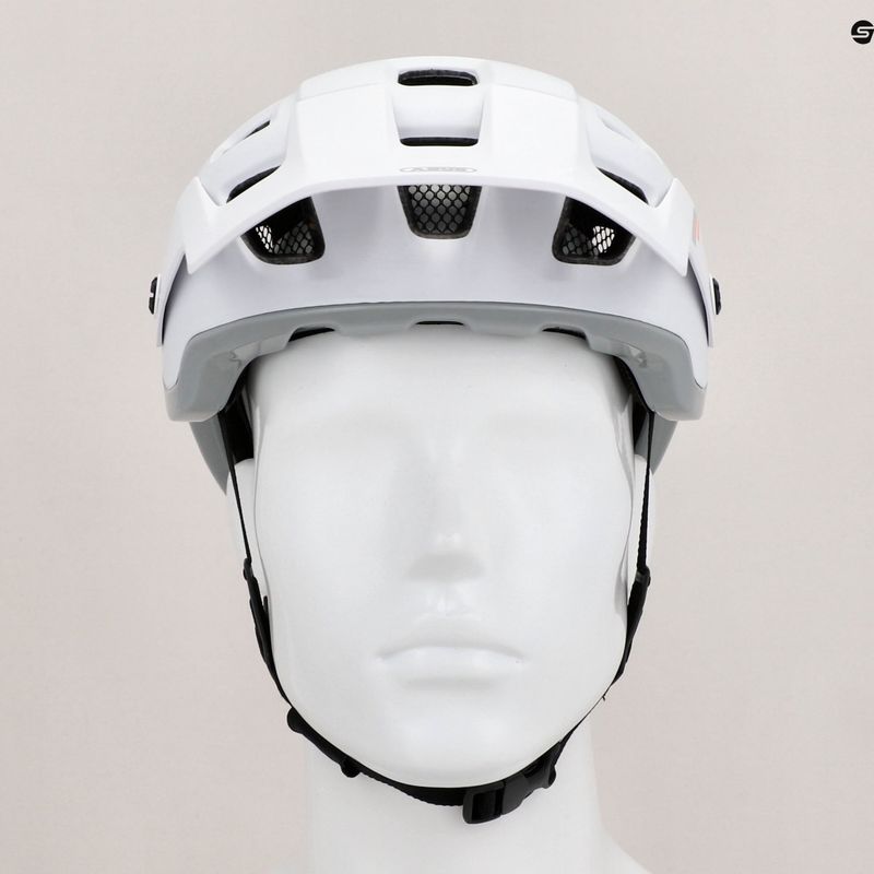 Cyklistická helma Abus MoDrop polar white 8