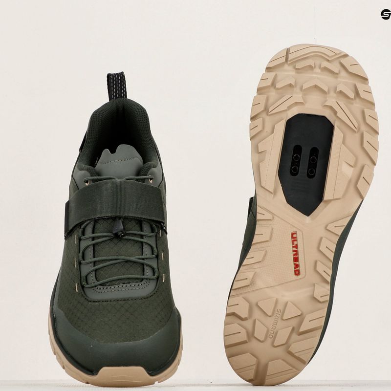 Pánské MTB cyklistické tretry Shimano SH-EX500 olive 10