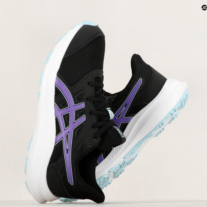 Dětské běžecké boty ASICS Jolt 4 GS black/cyber grape 11