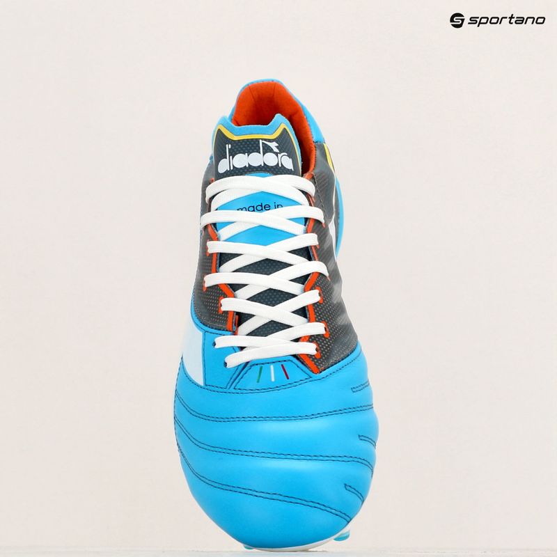 Pánské kopačky Diadora Brasil Elite Veloce GR ITA LPX blue fluo/white/orange 11