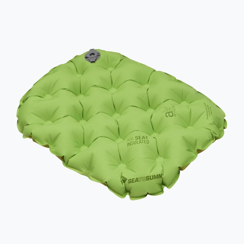 Nafukovací sedací podložka Sea to Summit Air Seat Insulated green