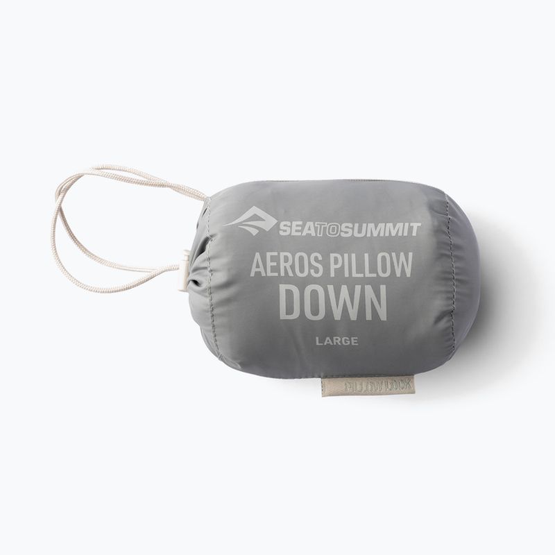 Cestovní polštář Sea to Summit Aeros Down L neutral grey 3