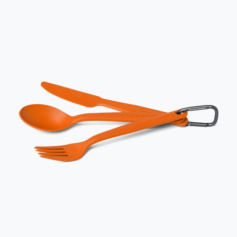 Příbory Sea To Summit Camp Cutlery Set burnt orange 2
