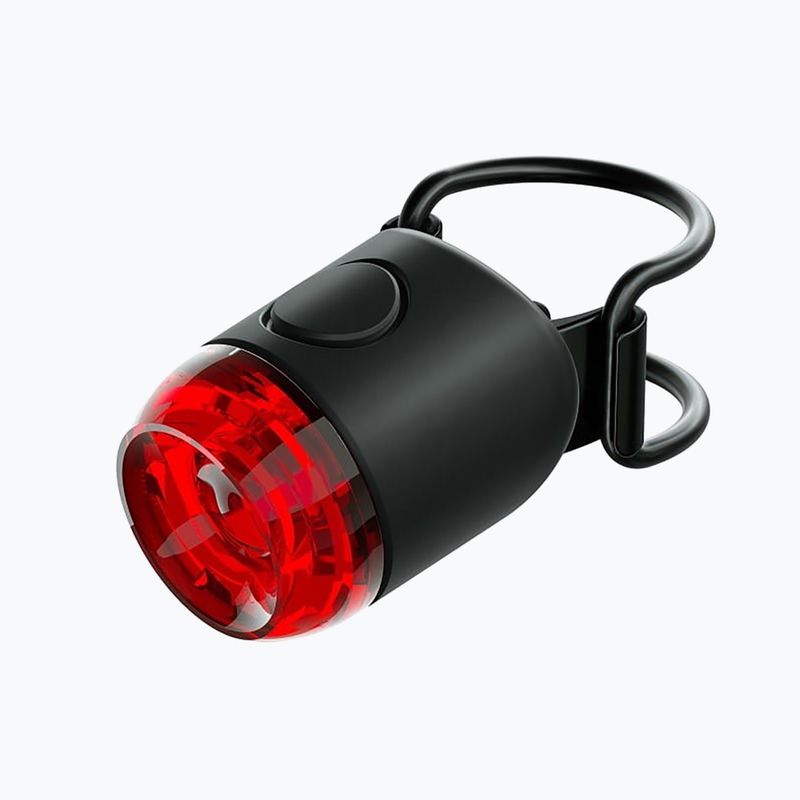 Zadní cyklistická svítilna Knog Black plug