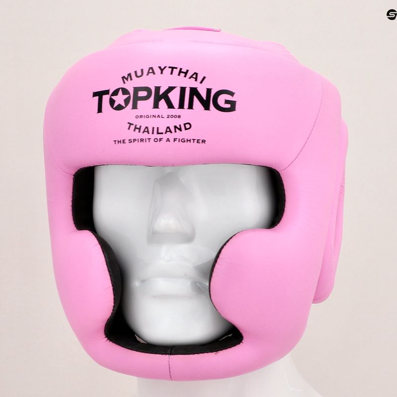 Boxerská helma Top King Full Coverage pink 8