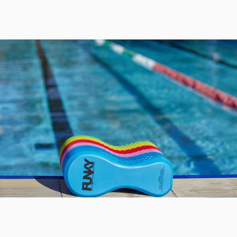 Plavecká deska Funky Elite Squad Pull Buoy rainbow racer 2