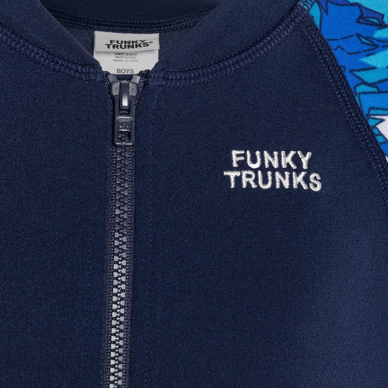 UPF 50+ dětský oblek Funkita Go Jump Suit true bluey 3