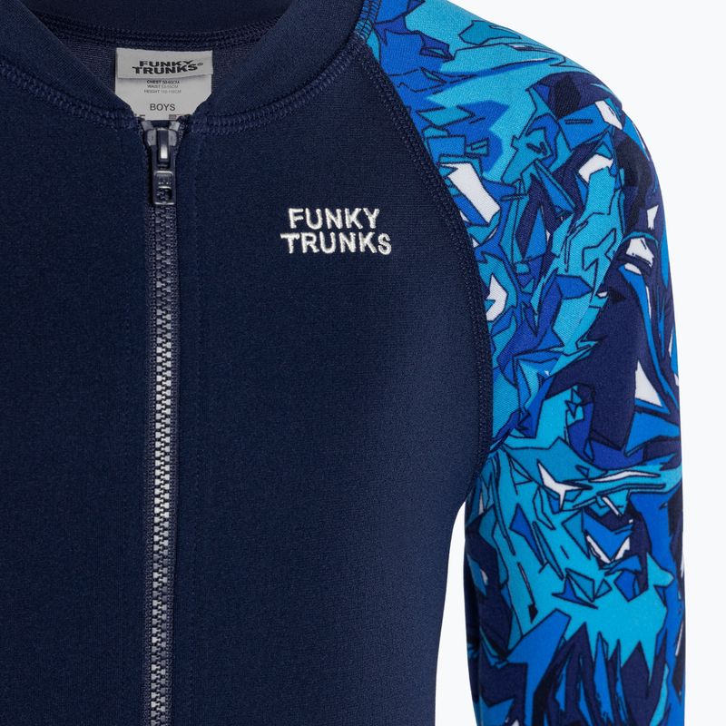 UPF 50+ dětský oblek Funkita Go Jump Suit true bluey 4