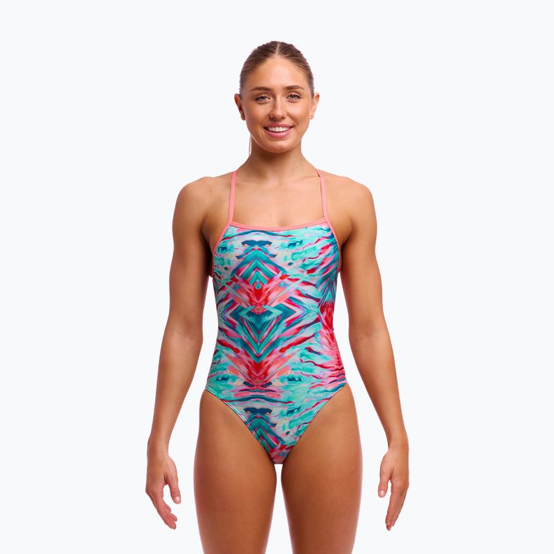 Dámské jednodílné plavky FunkitaStrapped In One Piece ripple reflect 2