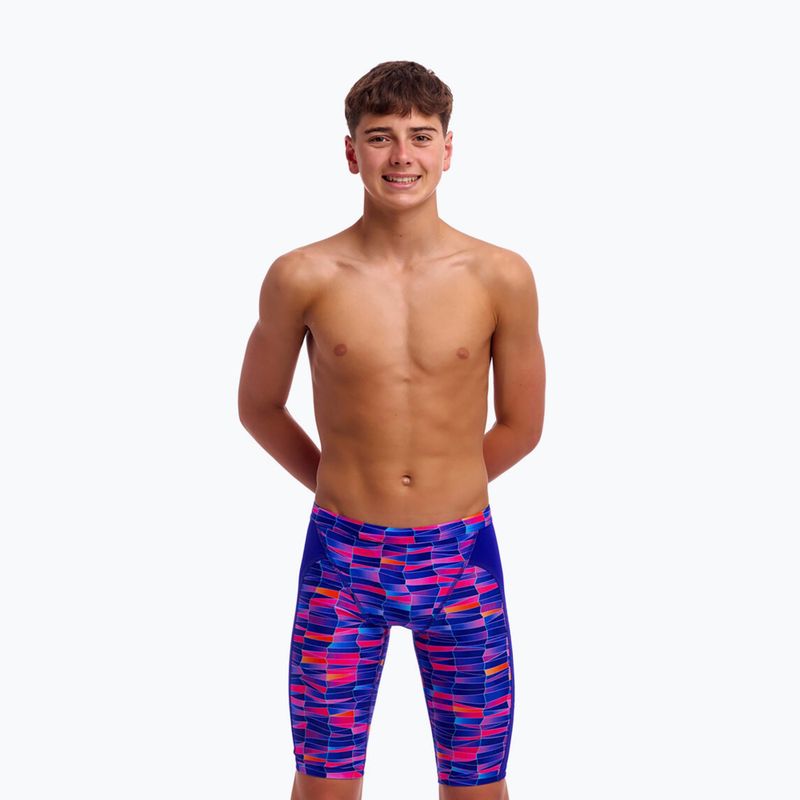 Dětské plavky Funky Trunks Training Jammers warped waves