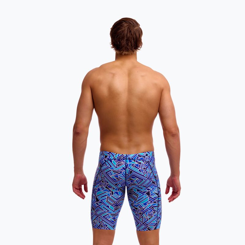 Pánské plavecké jammery Funky Trunks Training Jammers blue bits 2