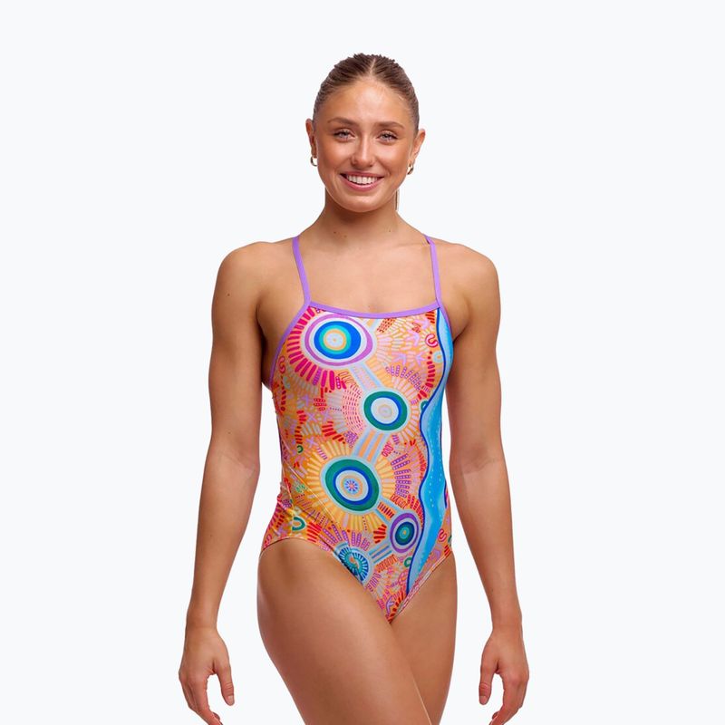 Dámské jednodílné plavky Funkita Single Strap One piece kulin colour