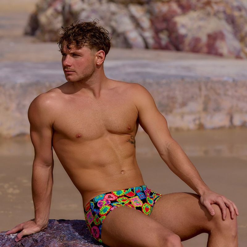 Pánské plavecké boxerky Funky Trunks Sidewinder Trunks berry good 6