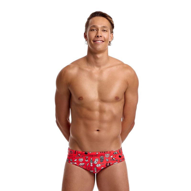 Pánské plavky  Funky Trunks Classic Brief scribbles 2