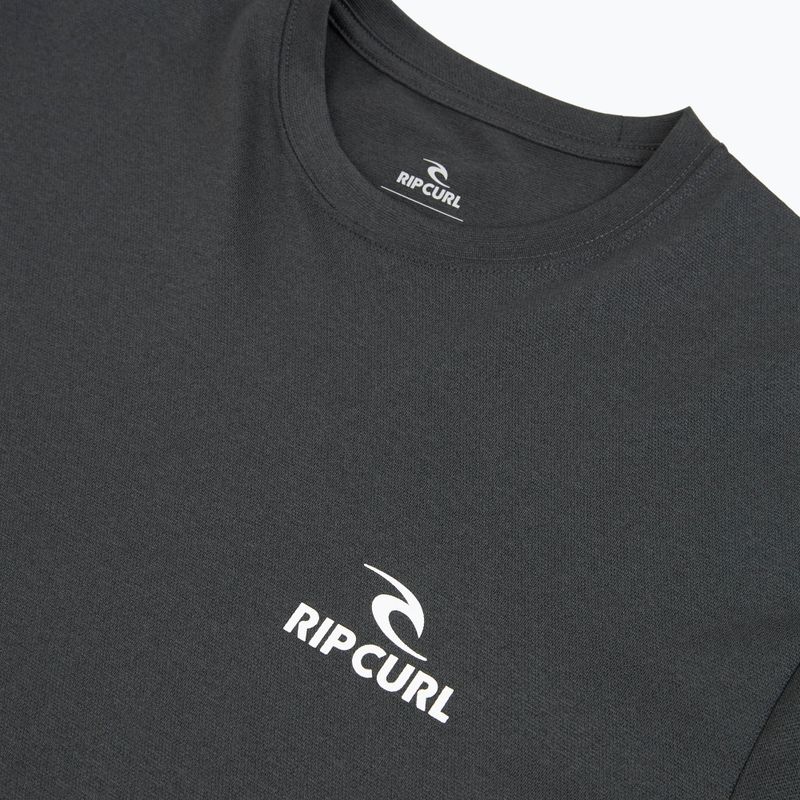 Pánské plavecké tričko Rip Curl Stack Upf black marle 3