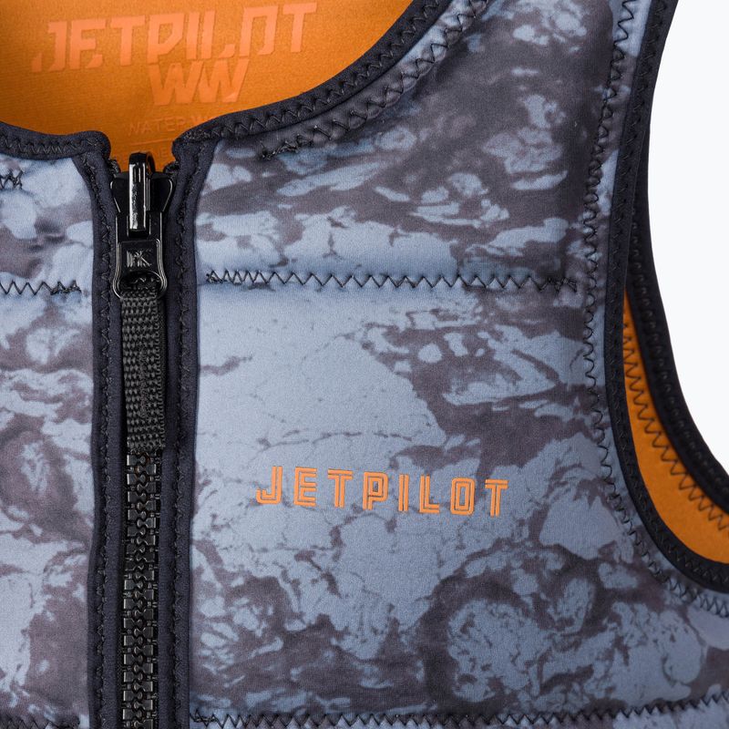 Jetpilot Rival Reversible Fe Neo šedo-oranžová bezpečnostní vesta 2301004 4