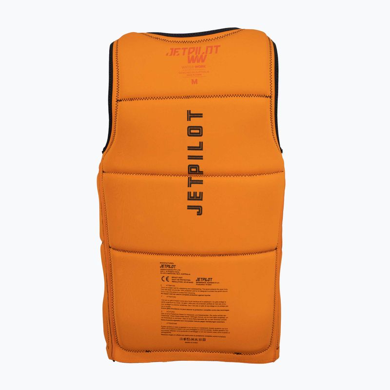 Jetpilot Rival Reversible Fe Neo šedo-oranžová bezpečnostní vesta 2301004 10