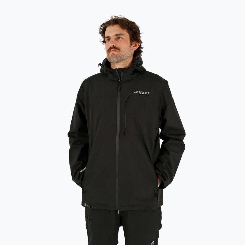 Pánská jachtařská bunda Jetpilot Venture Spray black