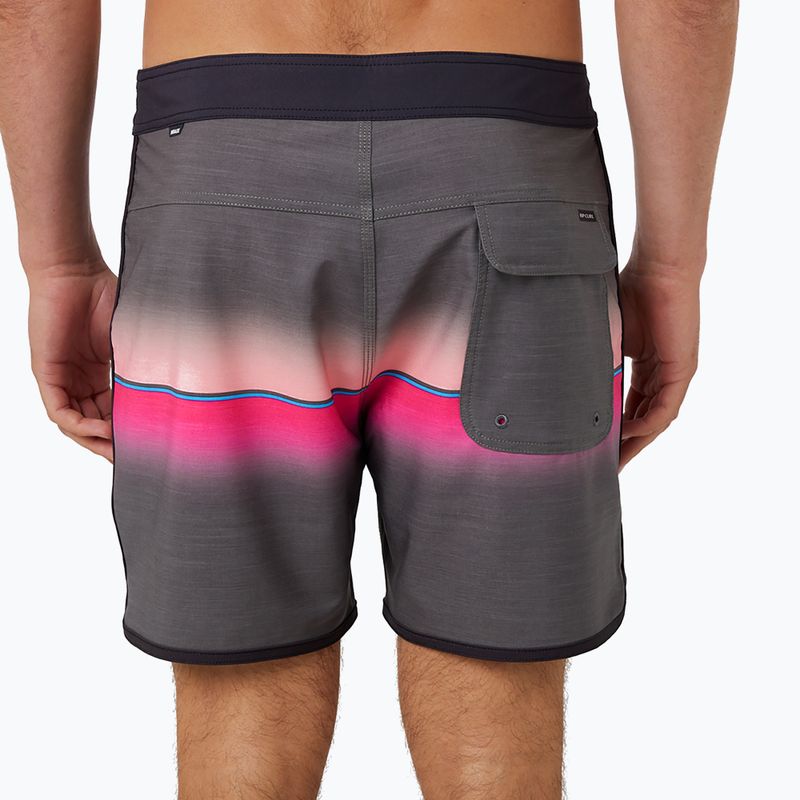 Pánské šortky Rip Curl Mirage Retro Mama Fizz 90 šedá 046MBO 12