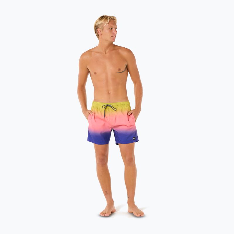 Pánské plavecké šortky Rip Curl Laze Fade Volley wild berry 9