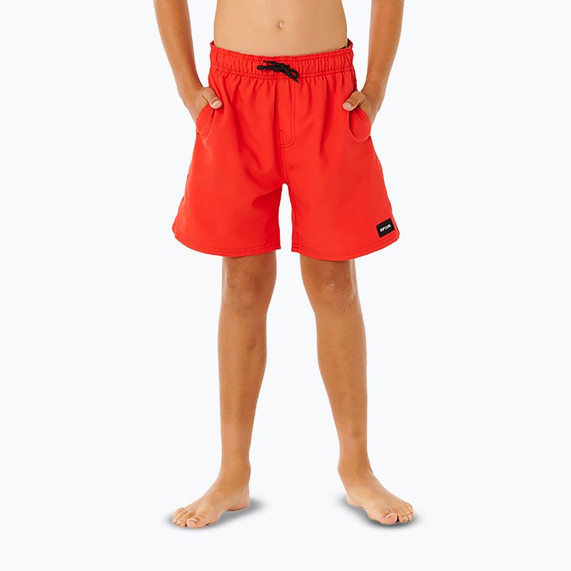 Dětské plavkové šortky Rip Curl Offset Volley red