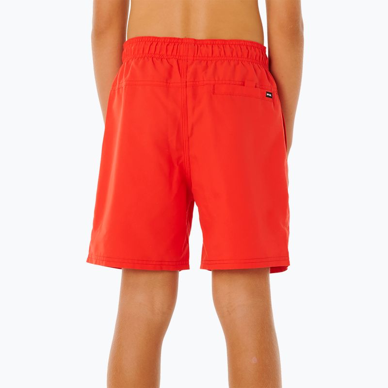Dětské plavkové šortky Rip Curl Offset Volley red 5