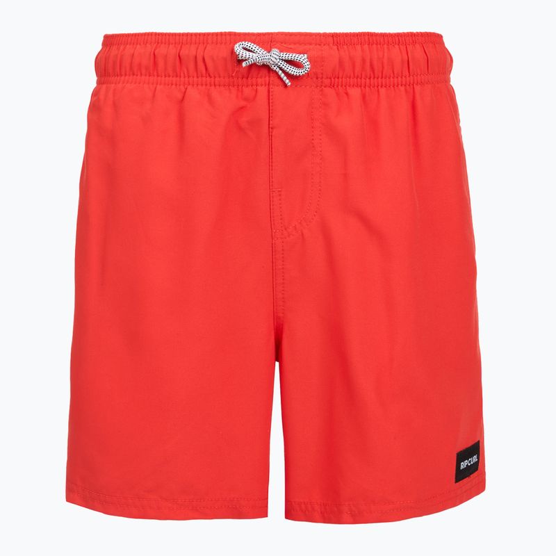 Dětské plavkové šortky Rip Curl Offset Volley red 8